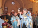 7-Всенощное бдение накануне Покрова Пресвятой Богородицы  в Андреевском соборе г.Усть-Каменогорска