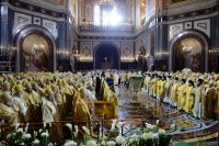 41-Управляющий Усть-Каменогорской епархией принял участие в торжествах по случаю 70-летия Святейшего Патриарха Кирилла