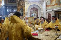 47-Управляющий Усть-Каменогорской епархией принял участие в торжествах по случаю 70-летия Святейшего Патриарха Кирилла