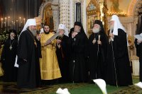 49-Управляющий Усть-Каменогорской епархией принял участие в торжествах по случаю 70-летия Святейшего Патриарха Кирилла