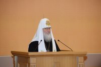 8-Епископ Усть-Каменогорский и Семипалатинский Амфилохий принял участие в торжественном акте, посвященном 70-летию Святейшего Патриарха Кирилла