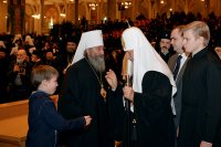 11-Епископ Усть-Каменогорский и Семипалатинский Амфилохий принял участие в торжественном акте, посвященном 70-летию Святейшего Патриарха Кирилла