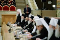12-Епископ Усть-Каменогорский и Семипалатинский Амфилохий принял участие в торжественном акте, посвященном 70-летию Святейшего Патриарха Кирилла
