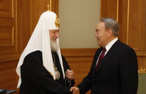 Святейший Патриарх Московский и всея Руси Кирилл направил благодарность Президенту Казахстана Н.А.Назарбаеву за приветствие Архиерейскому Собору Русской Православной Церкви
