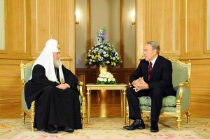 Послание Святейшего Патриарха Кирилла от имени Архиерейского Собора Русской Православной Церкви Президенту Казахстана Н.А.Назарбаеву
